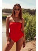 Costum de baie roșu cu volane K16 - Magazin online - Boutique